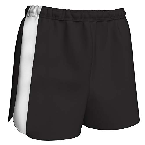 Short de track Champro TFS02YBWL noir et blanc en taille L pour l'athlétisme