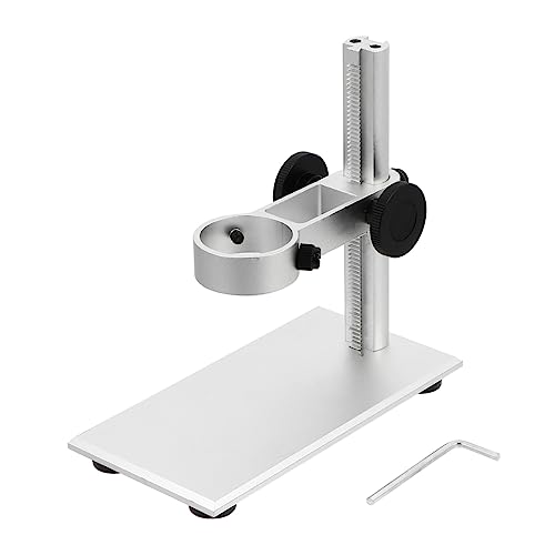 Uonlytech Microscope Stand Adjustable Aluminum Alloy Lifting Support Versatile for Digital Microscopes