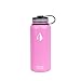 Klear Bottle - 32 Oz Stainless Steel Water Bottle - Double Wall Vacuum Insulated (Pink)