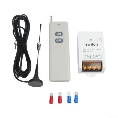 Receptor 90-264V con autoretención e interruptor inalámbrico para motores 4