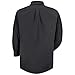 Red Kap Men's Poplin Dress Shirt, Black, 5X-Large/Tall