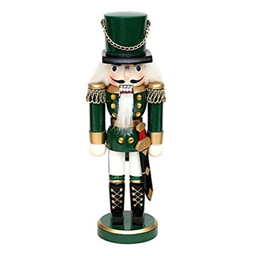 Nussknacker Grün 1 Dekohelden24 ***Nussknacker Soldat in grün klassisch, ca. 20 cm