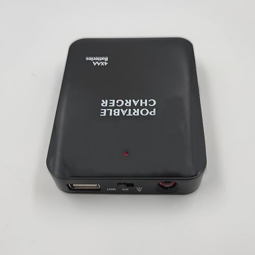 LZDICITARU Battery Operated Phone Charger Emergency|USB Battery Powered Power Bank Portable 4 AA Batteries Powered Outlet の商品画像 7