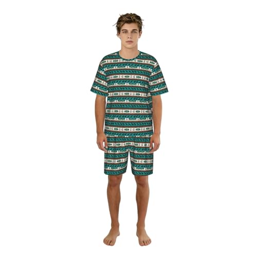 Pyjama homme léger et respirant contre la chaleur ensemble 2 pièces