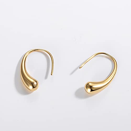 Boucles d'oreilles goutte d'eau en argent pour illuminer vos tenues de bureau - 2