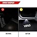 4pcs Car Door Lights Logo Projector,Upgrade HD LED Car Welcome Lights Compatible with1/3/4/5/6/7/x1/x2/x3/x4/x5/x6/x7/M/Series Accessories,Dual Plug Puddle Lights Ghost Shadow Light