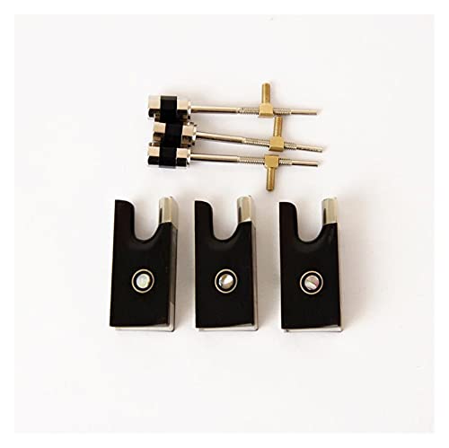 Hausse violon 4/4 ébène double Paris fleur de lys pour un équilibre d'archet parfait