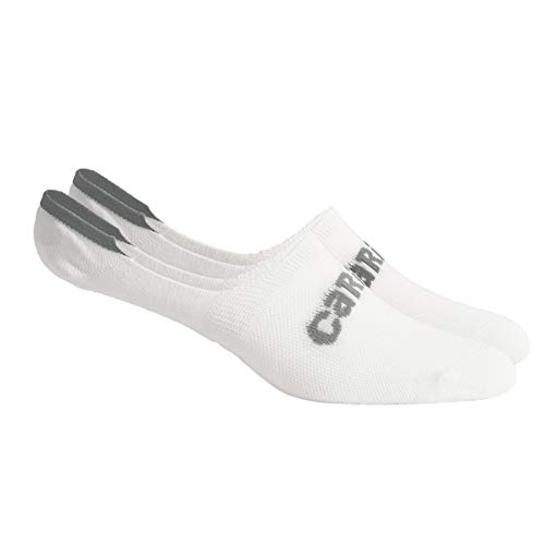 Cariloha Men's Bamboo-Viscose No Show Socks - Odor-Resistant - Provides Added Comfort - Large/X-Large - White