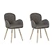 Produktbild Beliani Esszimmerstuhl Taupe 2er Set Brookville