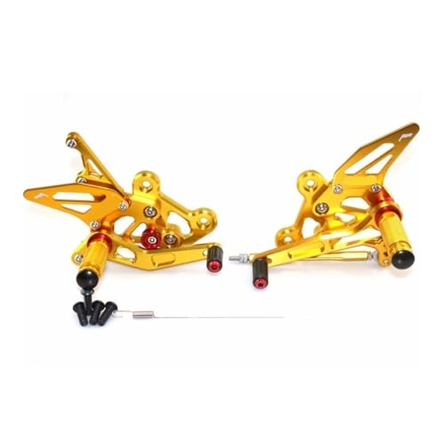 Repose-pieds arrière CNC réglables en alu taillé masse pour GSX-S750 et GSR750