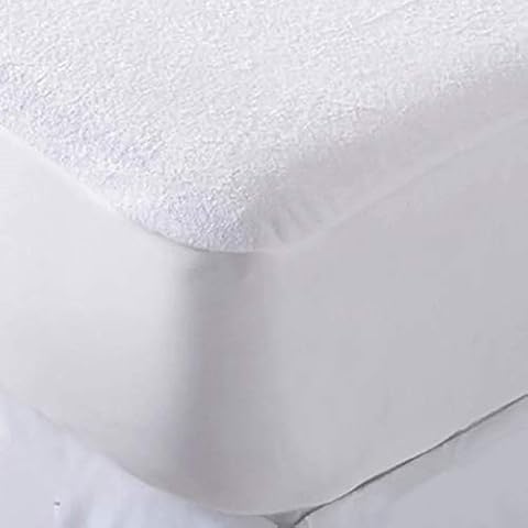 Sasma Home - Cot Bed Mattress Protector 70x140 - Hypoallergenic, Anti Dust, Anti Mite Cot Bed Mattress Protector - Noiseless Waterproof Cover