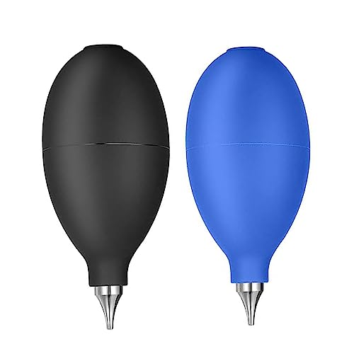 2 Stück Luftgebläse-Staubreinigerball Handgehaltenes Gummistaubreinigungsgerät Quetschball Pumpe Staubentferner Luftballon für Kamera, Tastatur und Hörgeräte