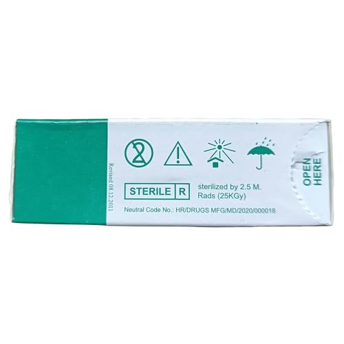May Set 60 x Einmal Skalpellklingen bestehend aus je 10 Stück Klingen Figur 18, 19, 20, 21, 23 und 25 - einzeln steril verpackt