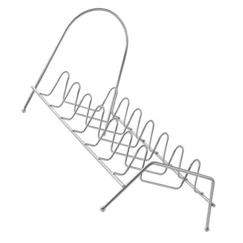 iplusmile メタルキャビネット用食器水切りラック 耐荷重ステンレス製 キッチン収納ラック シンク上多機能プレートホルダー キッチン整理整