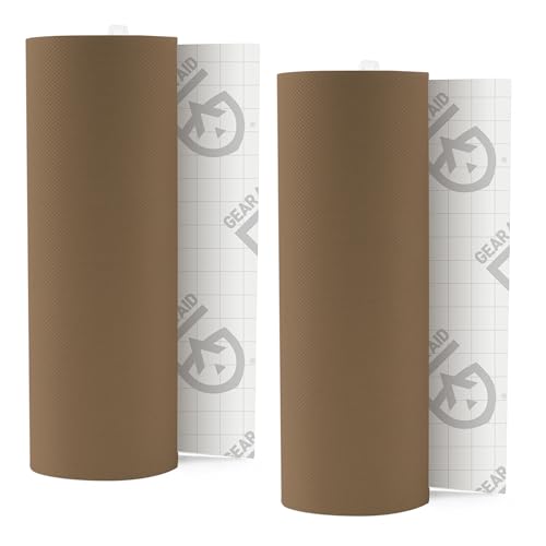 Image of GEAR AID Tenacious Tape 3 inch x 20 inch Nylon Fabric Repair, Coyote, 2 Rolls | Peel-and-Stick Repair Tape That Fixes Holes and Rips in Puffy Jackets, Rain Gear, Tents, Sleeping Bags and Outdoor Gear.