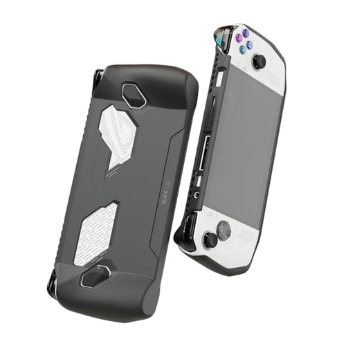 Skull & Co. GripCase Ally for ROG Ally (2023 Model): A Soft Protective Case with Textured Grips Full Protection and Stand, Shock-Absorption Non-Slip and Anti-Scratch Cover Design - Black by Skull & Co. - Used condition - US$17.89