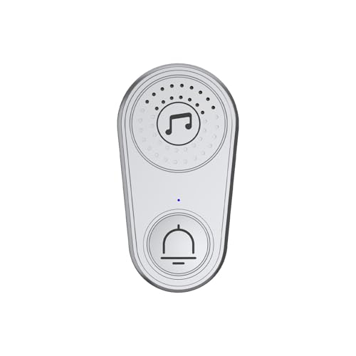 Swokely 2-Kanal-Rufmaschine Caregiver Pager Call Button Elderly Wireless Call Button Einstellbare Lautstärke Mehrere Musikoptionen für Home Office