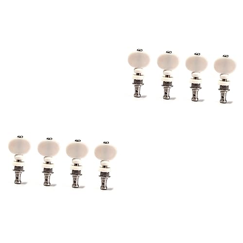 Tuning pegs pour ukulélé cheville de rechange bouton blanc tête de machine