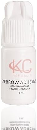 Eyebrow Extension Glue Clear For Eyebrow Extensions Or Natural Looking Eyebrows, Sensitive And Easy To Use On All Eyebrow Extensions, Hypoallergenic Clear Eyebrow Glue
