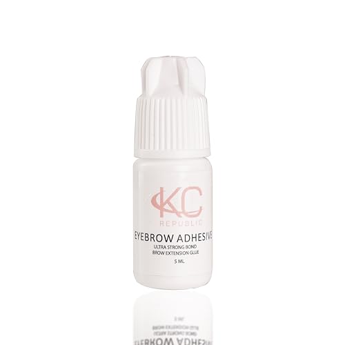 Eyebrow Extension Glue Clear for Eyebrow Extensions Or Natural Looking Eyebrows, Sensitive and Easy to Use On All Eyebrow Extensions, Hypoallergenic Clear Eyebrow Glue