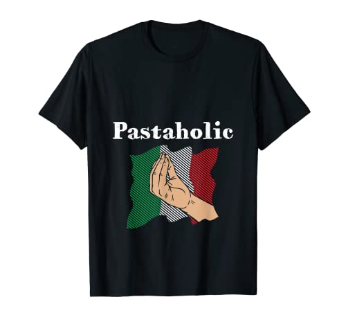 Pastaholic Divertente Cibo Umorismo Foodie Pasta Italiana Maglietta