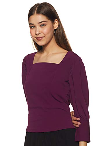 Image of Harpa Women's Solid Regular Fit Blouse