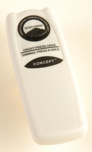 Filmpharm,Inc. Led Remote Control Picture Light Cordless – Matte Black Finish – For Pictures Up To 3 Feet Wide- Safe For Artwork – No Uv And No Heat – Solid Steel Frame 1.3 Lbs – Dimmer Included #TOP5