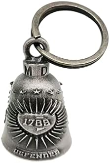 Motorcycle Bell with Hanger for Biker, Good Luck Biker Bells & Motorcycle Accessories, Keychain Luck Bell