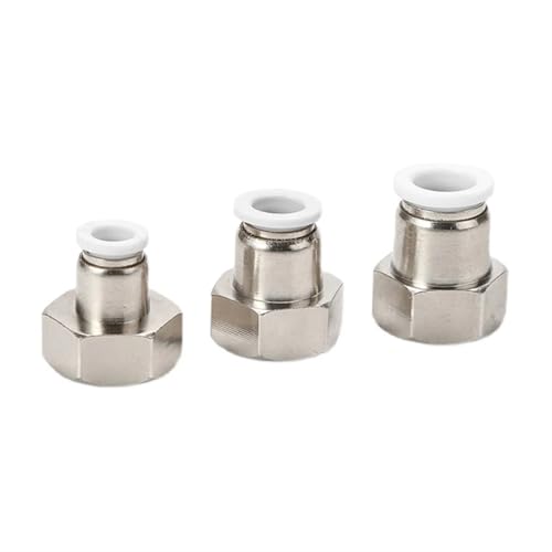 White Type Air Hose Rapidities Pipe Quick Release Pneumatic Fitting 1Pcs(PCF8-02 W)