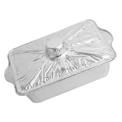 HOMOBABE Bandeja de Aluminio para Camping Horneado y para Calentar Alimentos para Picnics y Actividades