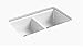 Kohler K-8679-5UA3-K4 Riverby Kitchen Sink, Cashmere