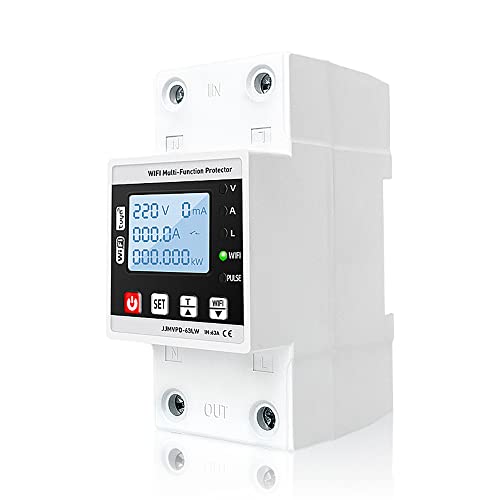 Disjoncteur connecté WiFi et compteur de puissance avec surveillance tension courant réglable