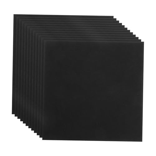 jojofuny 12pcs Paneles Acústicos para Pared, Paneles Autoadhesivos Absorbentes de Sonido, Aislantes Acústicos en Poliéster Negro miniatura 1