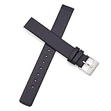 Replacement Watch Band for Skagen Women's Watches 14mm with Screws (Black-1)