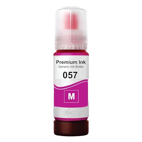Image of Duplex DTC Refill Ink 057 Compatible with Epson L8050, L18050, L8150W Printer (057 Magenta 1 Pcs)