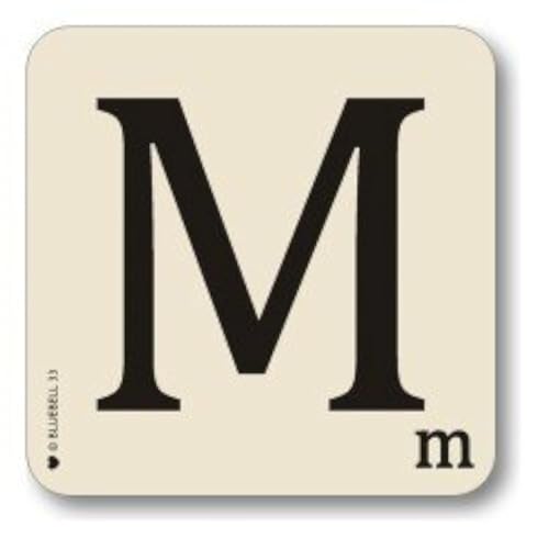 Bluebell Alphabet Coasters - Personalise Table Family Names Words (M) by Bluebell 24