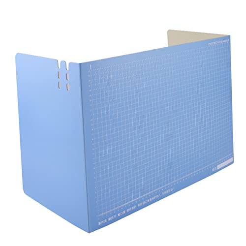 FUNNETOYU Protector Divisor de Escritorio Grande de PP Resistente Mampara Divisoria Práctica para Oficina y Escuela Fácil Instalación Color Aleatorio Color Aleatorio