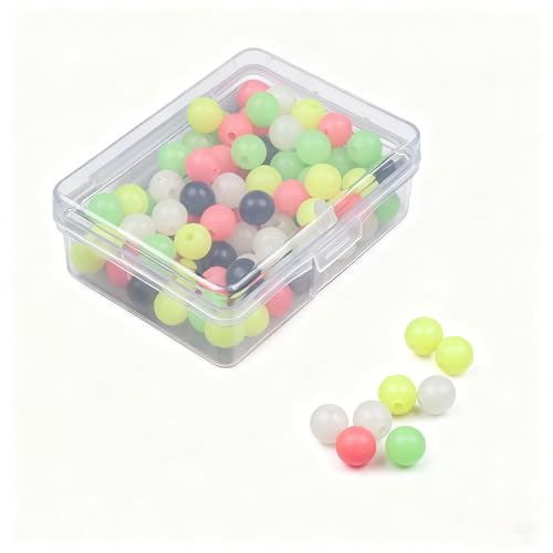 Set de 200 cuentas luminosas de pesca 5mm-8mm
