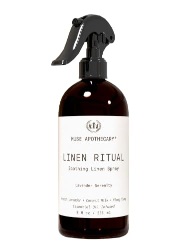 Muse Apothecary Linen Ritual - Aromatic, Soothing, and Relaxing Linen Spray for Bedding, Laundry and...