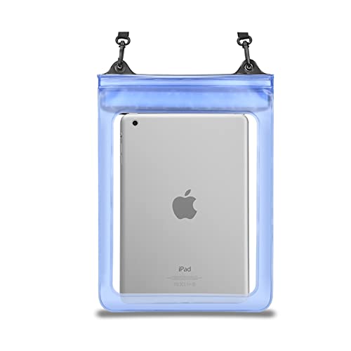 Waterproof Tablet Case Dry Bag Pouch For Ipad 10.9, Ipad 10.2, Ipad 9.7, Ipad Air 2, Samsung Galaxy Tab A8 10.5, S6 Lite 10.4, S4 10.5, Dragon Touch, Tcl Android Tablets Up To 11.5 Inch (Blue) #TOP2