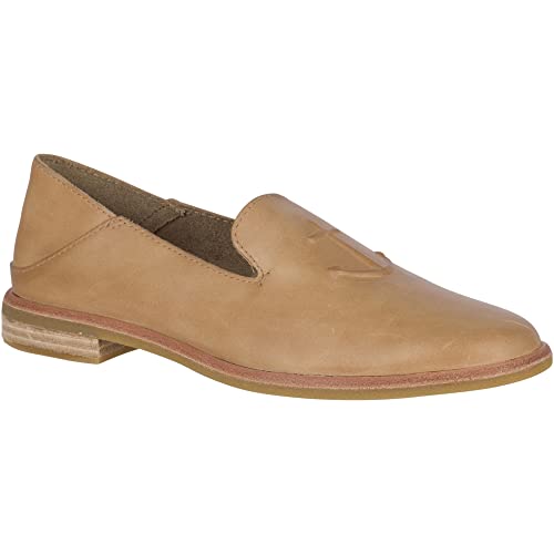 Sperry Women's Seaport Levy Anchor Loafer, Tan, 6 M Us #TOP10