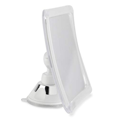 Fogless Suction Mirror | Portable x3 Magnification Bathroom Mirror | Lock Suction-Cup | Fog-Free, Shatterproof & Swivel Wall Mirror | Pukkr