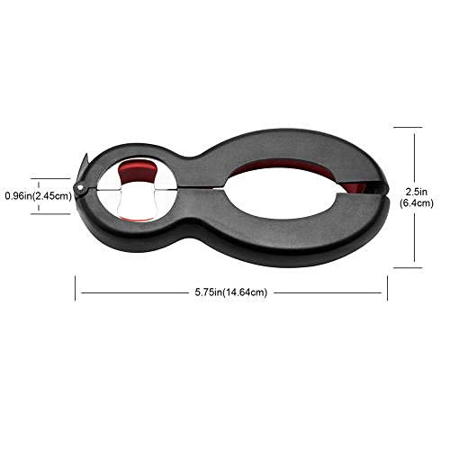 Ouvre-boîte ergonomique pour ouvrir les bocaux difficiles et couvercles vissés