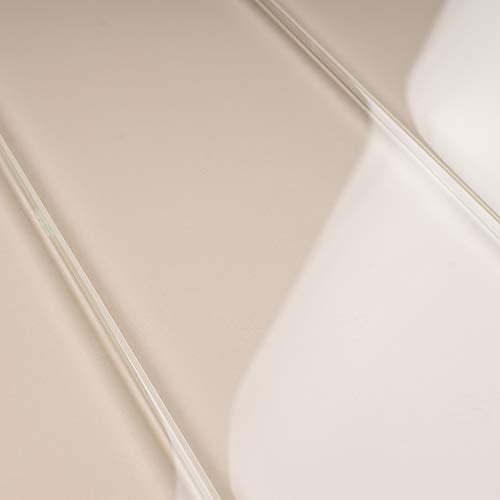 TCSBG-02 4x12 Pink Beige Glass Subway Tile (1sqt) - Thumbnail 3