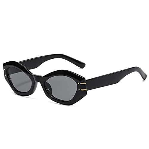 Lunettes de soleil yeux de chat irrégulières pour femmes au design géométrique et chic