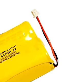 2x Batteria al Litio compatibile con Panasonic BR-ACF2R 6V 2200mAh per Telepass – BR-AG/BN – Alta Resistenza Termica, Voltaggio Stabile, Non Ricaricabili, Connettore Incluso