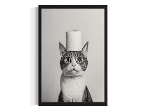 Impression sur toile animaux noir et blanc affiche artistique 30x40