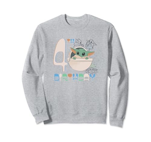 Sweat Grogu Star Wars Mandalorian 4 ans pour enfant fan de la saga