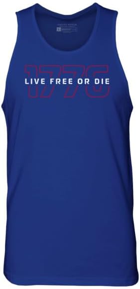 Grunt Style Live Free Or Die '76 Men's Tank