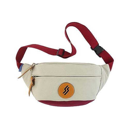 Image of Tressential Waist Bag for Men Women | Cross Body Fanny Pack for Hiking, Travel, Camping, Outdoor Sports, Cycling | Money Belt with Adjustable Strap (White)